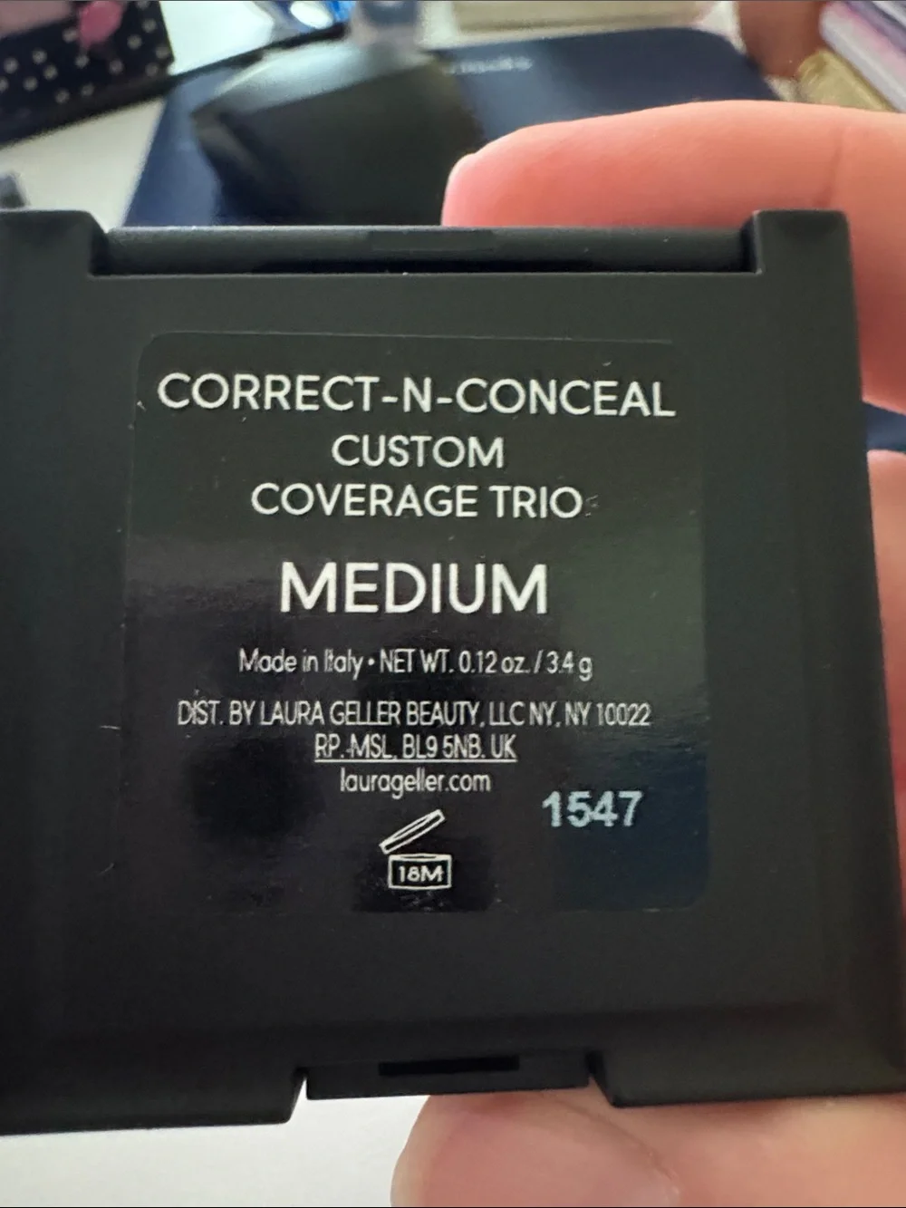 Laura Geller Correct-n-Conceal Custom Coverage Trio - Medium Shades New